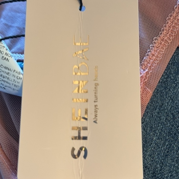 SHEIN Bae pink bustier camisole Sz 6 versatile camisole top new - Picture 7 of 8